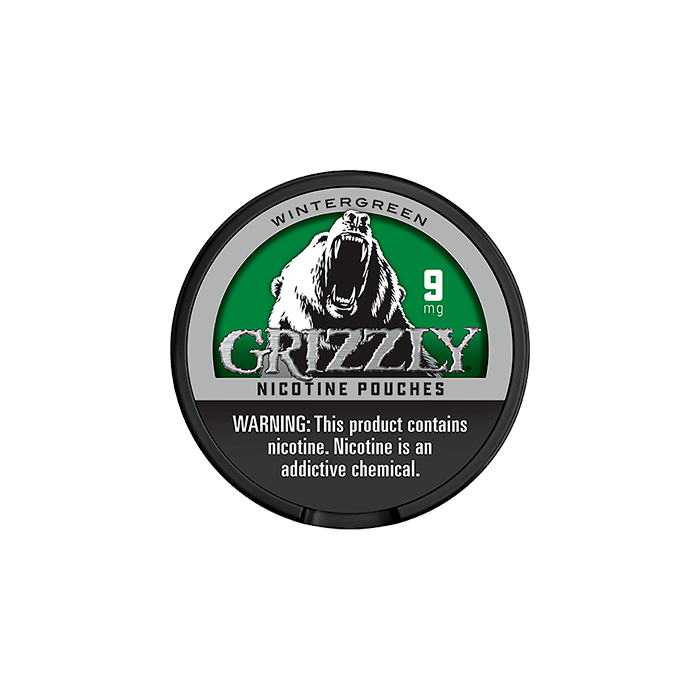 Grizzly Wintergreen 9mg Nicotine Pouches