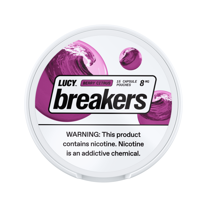 LUCY Breakers Berry Citrus 8mg Nicotine Pouches
