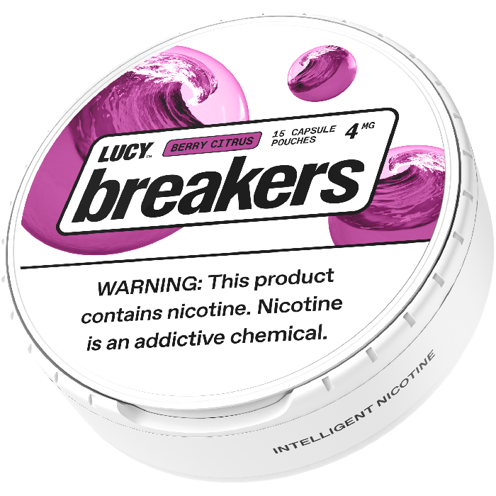 LUCY Breakers Berry Citrus 4mg Nicotine Pouches