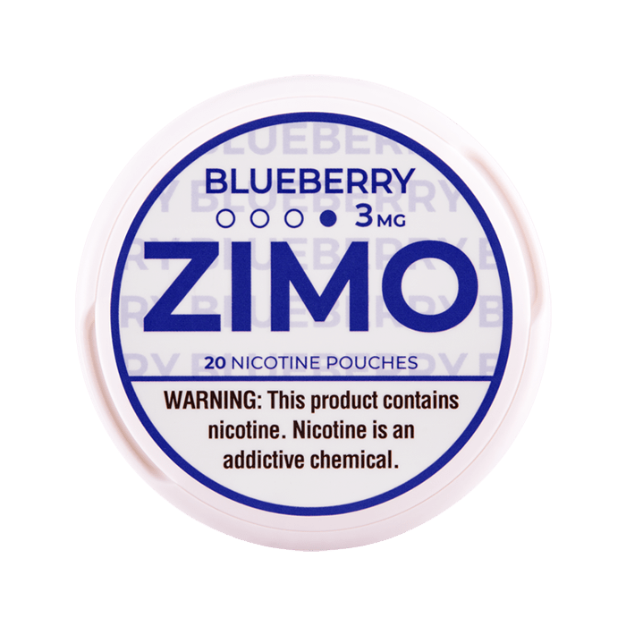 ZIMO Blueberry 3mg Nicotine Pouches