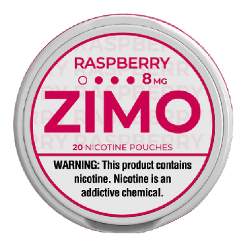 ZIMO Raspberry 8mg Nicotine Pouches