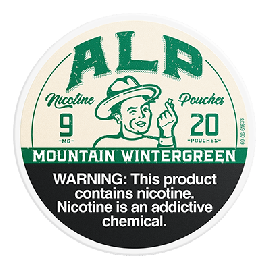 Buy ALP Mountain Wintergreen 9mg Nicotine Pouches Online