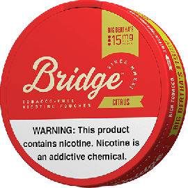 BRIDGE Citrus 15mg Nicotine Pouches