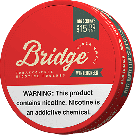 BRIDGE Wintergreen 15mg Nicotine Pouches