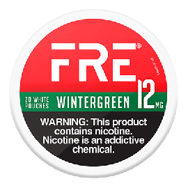 FRE Wintergreen 12mg Nicotine Pouches