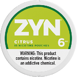 ZYN Citrus 6mg Nicotine Pouches